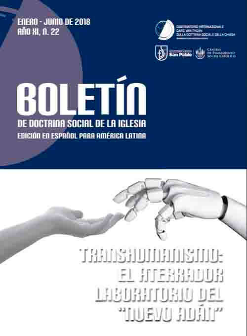 Boletín de DSI Transhumanismo: El aterrador laboratorio del “nuevo Adam”. Año XI, n.22