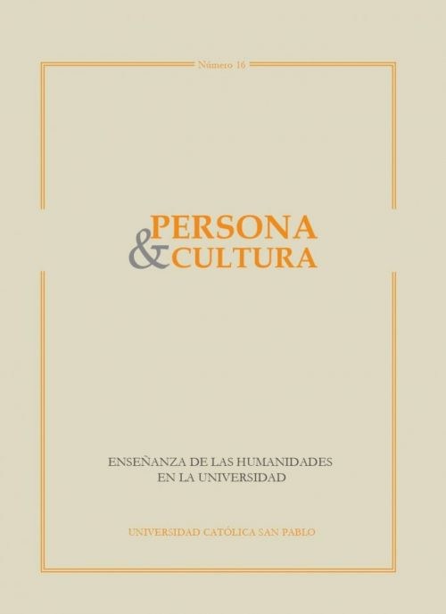 REVISTA PERSONA Y CULTURA AÑO 16, N.16