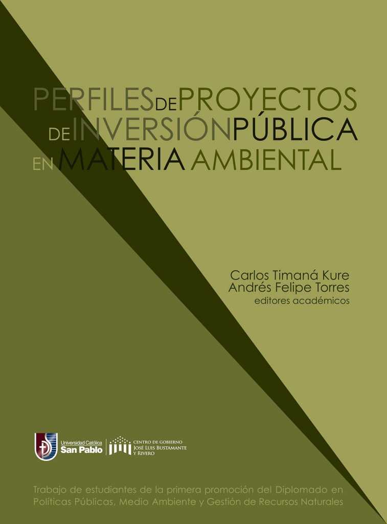 Perfiles de proyectos de inversión pública en materia ambiental