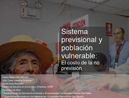 Sistema previsional y población vulnerable: el costo de la no previsión