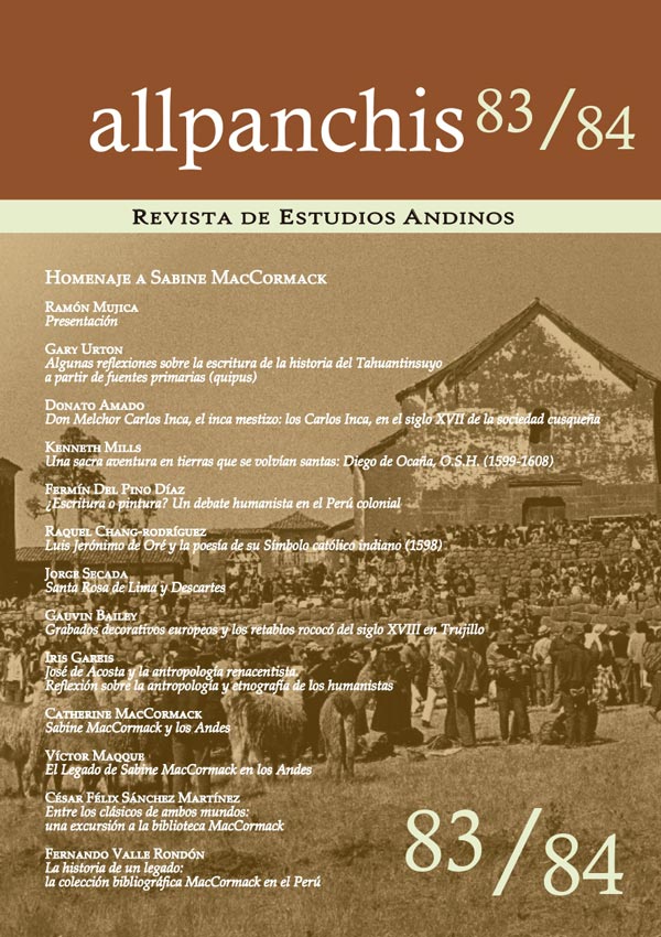 Revista Allpanchis n. 83/84