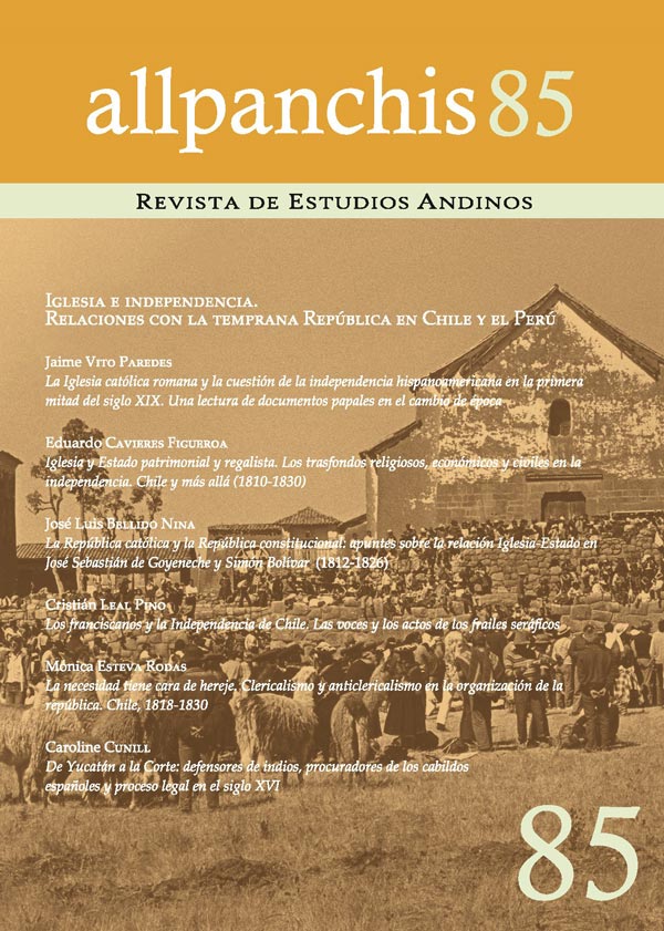Revista Allpanchis n. 85