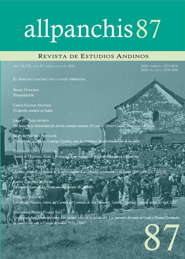 Revista Allpanchis n. 87