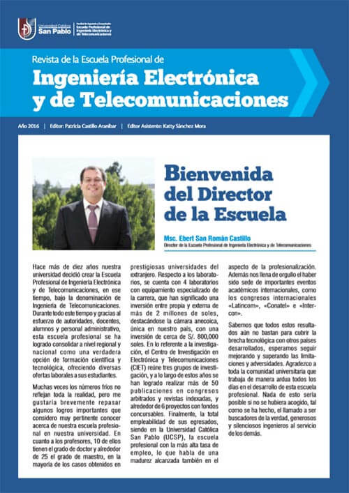 Boletin de Ingeniería Electrónica y de Telecomunicaciones marzo 2016
