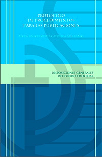 Protocolo de procedimientos para la publicaciones de la UCSP